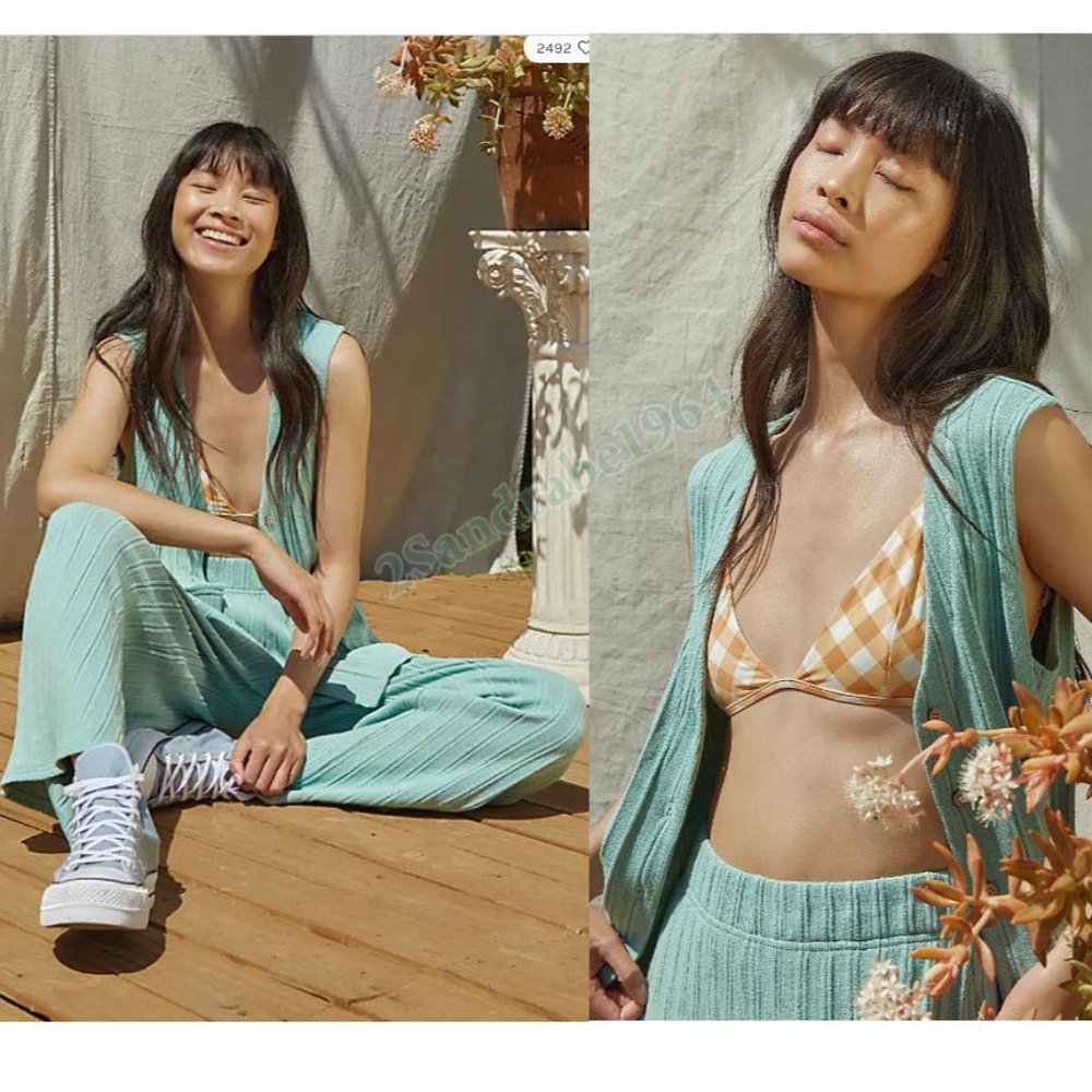 Free People Dana Set -  April Mist, Size: Medium - Picture 3 of 13